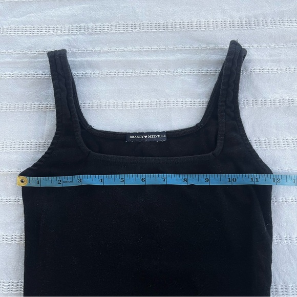 Brandy Melville Classic Black Tank Top - Picture 2 of 3